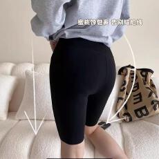 批发孕妇短裤女夏季薄款<b class='q'>时尚</b>修身鲨鱼皮孕妇打底五分裤子可调节