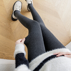 批发实拍4个厚度秋冬季新款<b class='q'>大码</b>女装<b class='q'>打底裤</b>无缝孕妇竖条纹显瘦紧身裤