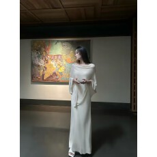 批发天丝凉感连衣裙罩衫套组时尚<b class='q'>高级</b>感两件套