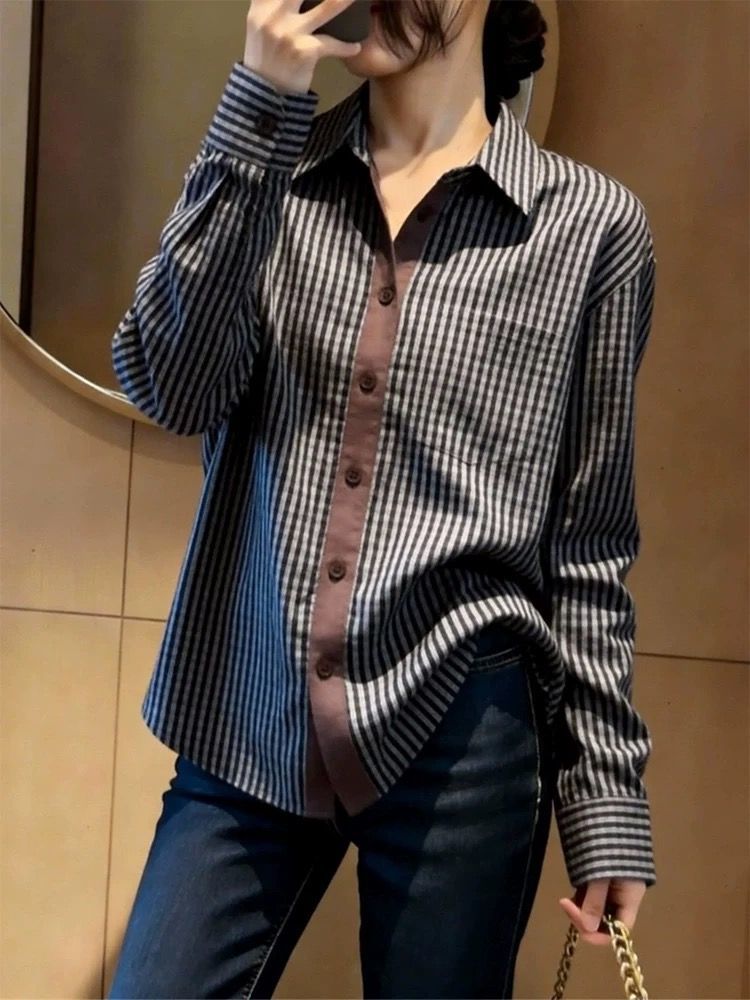 고유 한 아름다운 슈퍼 잘 생긴 맨위 여성 2026 봄 새로운 프랑스식 디자인 센스 작은 대중 패션 품격 긴팔