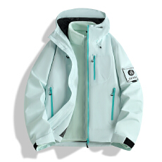 批发爆款冲锋衣男女三合一可拆卸摇粒绒两件套防风防水秋冬户外登山服