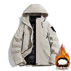 批发秋冬冲锋衣男女两件套外套冬季<b class='q'>户外</b>棉內胆三合一可拆卸登山情侣款