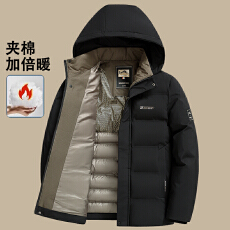 批发爸爸冬装<b class='q'>棉服</b>男款2025新款<b class='q'>中老年</b>人棉衣脱卸帽休闲保暖棉袄外