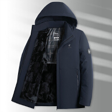 批发冬季拆卸帽子厚款时尚新款正品棉衣休闲加厚棉服<b class='q'>男</b>士外套保暖棉袄
