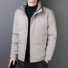 冬季棉衣男潮流宽松立领羽绒棉服商务休闲时尚保暖中青年棉袄外套