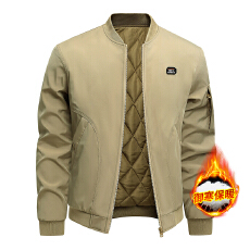 批发棒球领棉服男冬季复古工装飞行员夹克外套美式休闲加厚跨境外贸