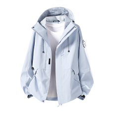 批发春季户外运动单冲旅游登山三防休闲情侣款百搭帅气纯色青年外套