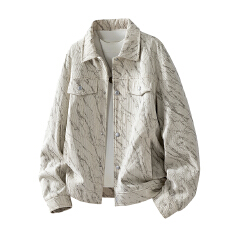 批发2026春季新款复古灯芯绒工装休闲百搭男士夹克