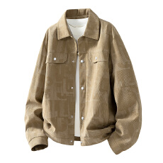 批发2026春季新款美式百搭显瘦字母复古轻潮时髦男士夹克