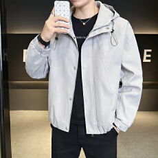 批发2026春<b class='q'>秋</b>季轻奢时尚夹克外套男休闲情侣款潮牌宽松百搭夹克外套