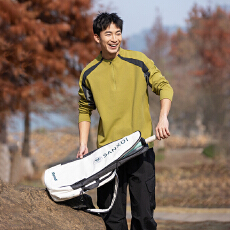 批发户外运动撞色半拉链长袖T恤吸湿速干防晒跑步骑行衣内搭