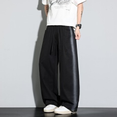 批发新款宽松休闲百搭男长裤高街<b class='q'>潮</b>牌高品质机能<b class='q'>潮</b>流休闲时尚长裤