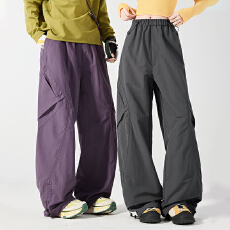 批发新款休闲裤冲锋裤伞兵裤工装裤美式潮牌休闲宽松裤子男女同款