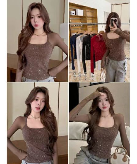 여름 새로운 순수한 욕망 바람 전체 훈련 패치워크 망사 긴 소매 티셔츠 소매 몸매 가꾸기 슬림해 보이는 원피스 벨트 가슴 패드 여성