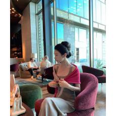 批发撞色叠穿针织衫披肩女2026<b class='q'>夏</b>季新款气质时尚百搭休闲上衣女