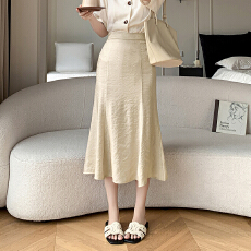 批发中<b class='q'>长裙</b>子2026春夏新款韩版中长款鱼尾裙高腰气质<b class='q'>包臀</b>高腰裙女