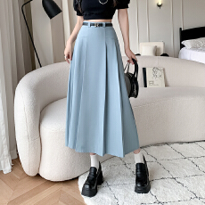 批发中长款<b class='q'>高腰</b><b class='q'>半身裙</b>女2026春夏通勤遮胯显瘦大摆伞裙a字长裙子