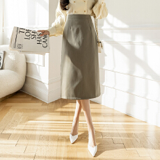 批发2026春夏新款<b class='q'>半身</b>裙中<b class='q'>长裙</b>职业裙高腰A字裙纯色<b class='q'>包臀</b>裙一步裙通勤