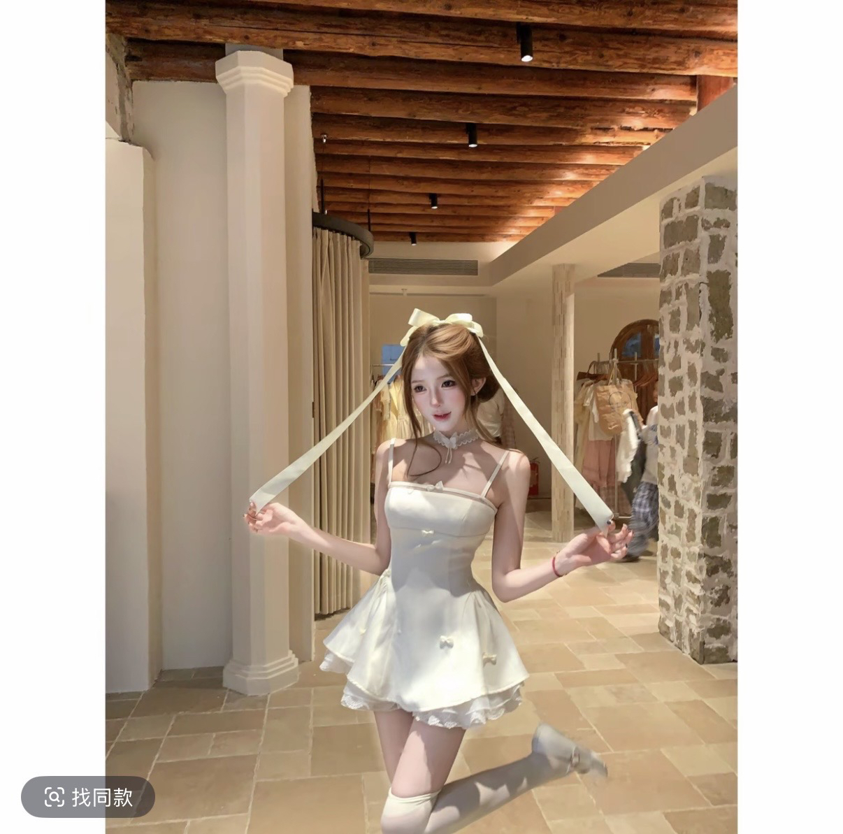 루이 茜 웨이 Sher S 프라임 나비 첫 꽃 여름 순수한 욕망 바람 프랑스식 작은 대중 디자인 공주 드레스 r7180