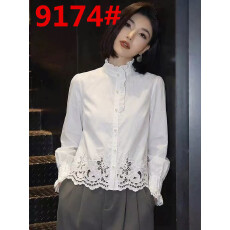 批发2026春季新款今年流行爆款简约风灰色系带收腰<b class='q'>衬衫</b>女显瘦大码上衣