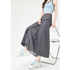 批发实拍~ 西装半身裙女中长款夏季新款高腰显瘦直筒裙开叉包臀裙