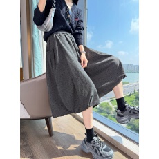 批发实拍毛呢波点设计感花苞<b class='q'>灯笼</b>裤七分裤<b class='q'>裙</b>女秋冬宽松显瘦阔腿休闲裤