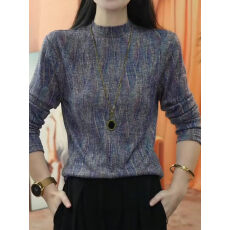 批发长袖<b class='q'>t</b><b class='q'>恤</b>女2026秋冬款亲肤显瘦打底衫G中年妈妈洋气遮肉半高领上衣