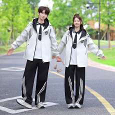 秋季新款冲锋衣中小学生运动会三四件套学院风班服校服