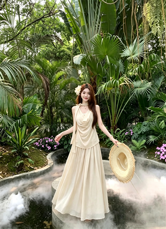 실사 정가 프랑스식 품격 분위기 센스 흔들다 칼라 레이스 조각 작은 셔츠 경기 리본 반신 치마 세트