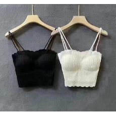 批发外穿文胸一体带胸垫上衣女内搭打底<b class='q'>美</b>背文胸<b class='q'>内衣</b>辣妹吊带背心