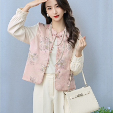 批发2026春季新款时尚国风女<b class='q'>马甲</b><b class='q'>中老年</b><b class='q'>妈妈</b>装显瘦百搭女<b class='q'>马夹</b>潮款妈妈