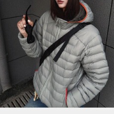 批发探刻TANKE秋冬情侣排骨羽绒服防风保暖连帽<b class='q'>男</b>女时尚棉衣外套