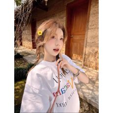 批发2026春夏<b class='q'>新款</b>韩版宽松显瘦百搭圆领短袖T恤女上衣潮流