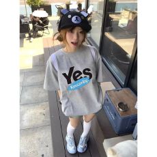 批发美式高街纯棉短袖t恤女夏季2026<b class='q'>新款</b>宽松设计感小众复古潮牌上衣