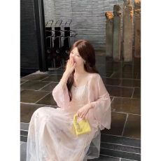 批发气质国风新中式套装春秋烟雨江南感连衣裙2026夏季新款<b class='q'>女</b>吊带裙<b class='q'>女</b>