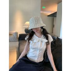 批发2026<b class='q'>新款</b>夏季短袖衬衫女韩系圆领收腰领结衬衣收腰显瘦上衣