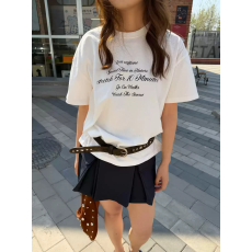 批发2026韩国<b class='q'>外贸</b>新款夏装韩系短袖T恤女韩版宽松<b class='q'>大码</b>印花