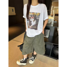 批发2026韩国<b class='q'>外贸</b>新款夏装韩系短袖T恤女韩版宽松<b class='q'>大码</b>印花
