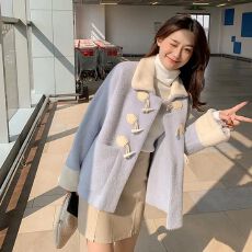 批发仿水<b class='q'>貂绒</b><b class='q'>外套</b>女短款宽松冬季<b class='q'>外套</b>女冬天大衣<b class='q'>外套</b>女冬毛呢<b class='q'>外套</b>女