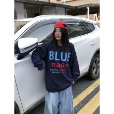 2026韩国外贸新款秋冬装上衣宽松韩版圆领卫衣潮ins女