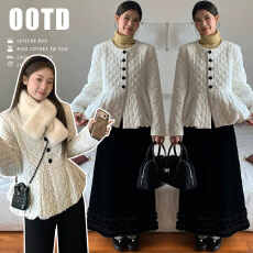 批发实拍现~孕妇装冬装新款棉服外套宽松遮肚子时尚减龄娃娃