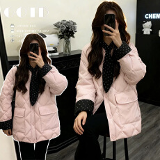 批发现~ 冬季新品韩国棉服外套加厚蝴蝶节领孕妇外套