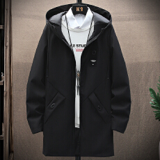 批发新款实拍<b class='q'>春</b>秋高品质防泼水防风户外宽松舒适中长款风衣夹克外套
