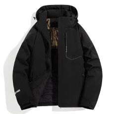 批发石墨烯情侣款加厚户外登山防风防水棉服拼色时尚棉衣冲锋衣外套