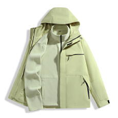 批发新款秋冬户外情侣冲锋衣登山服可拆卸带内胆保暖防风防水三合一