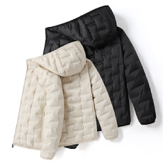 批发新国标高品质90绒轻薄羽绒服<b class='q'>男</b>女短款连帽<b class='q'>外套</b>白鸭绒保暖<b class='q'>外套</b>