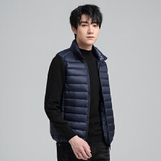 批发轻薄羽绒服马甲男女情侣跨境户外运动高品质背心