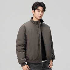 批发冬季羽绒服高品质男短款翻领户外山系工装运动跨境保暖<b class='q'>外套</b>