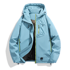 批发新款情侣款三合一冲锋衣石墨烯内胆防水防风加厚保暖夹克棉衣外套