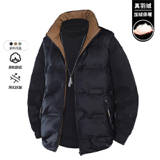 批发新国标羽绒服冬季羽绒<b class='q'>马甲</b>白鸭绒无袖立领<b class='q'>男</b>女款宽松休闲保暖背心